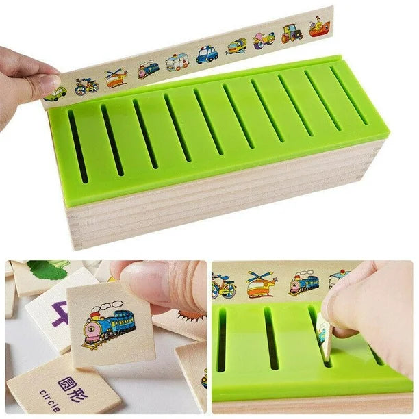 Wooden Sorting Box - Educational Montessori Materials Sorting Toys