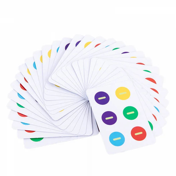 Wooden buttons and threading rope educational toy