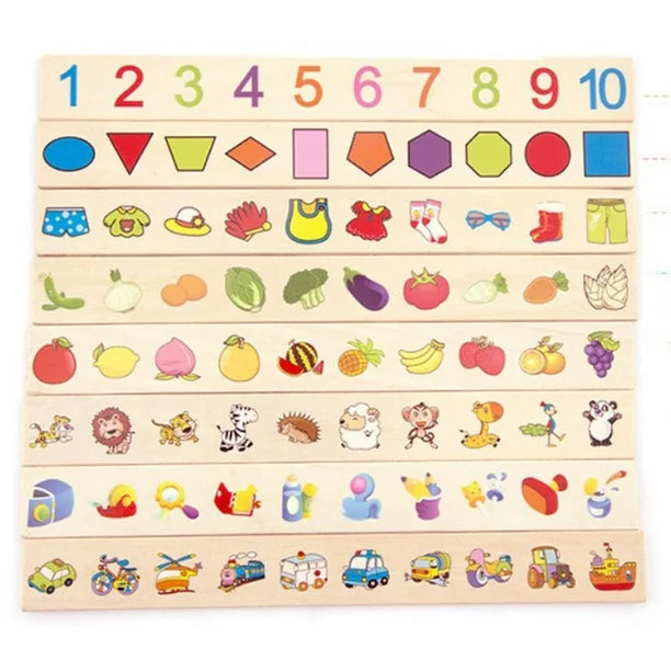 Wooden Sorting Box - Educational Montessori Materials Sorting Toys