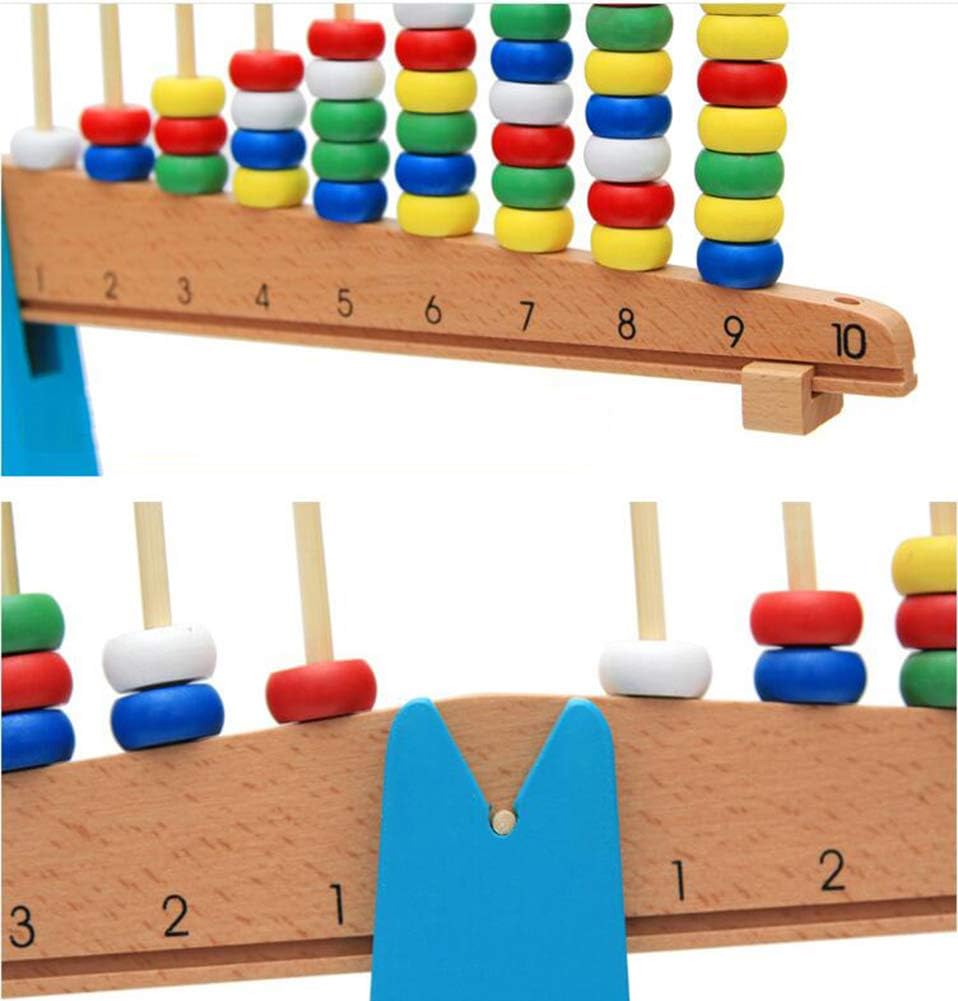 Montessori Wooden Arithmetic Balance Group, Professional Version of Mathematics Teaching Aids Sensorial Early Childhood Education Training