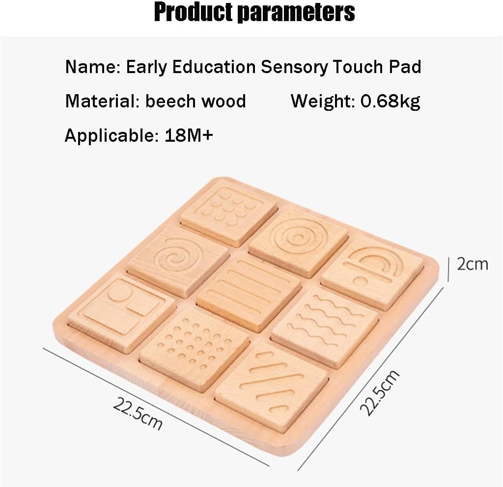 Montessori Teaching Tool Montessori Sensory Tactile Board Toy