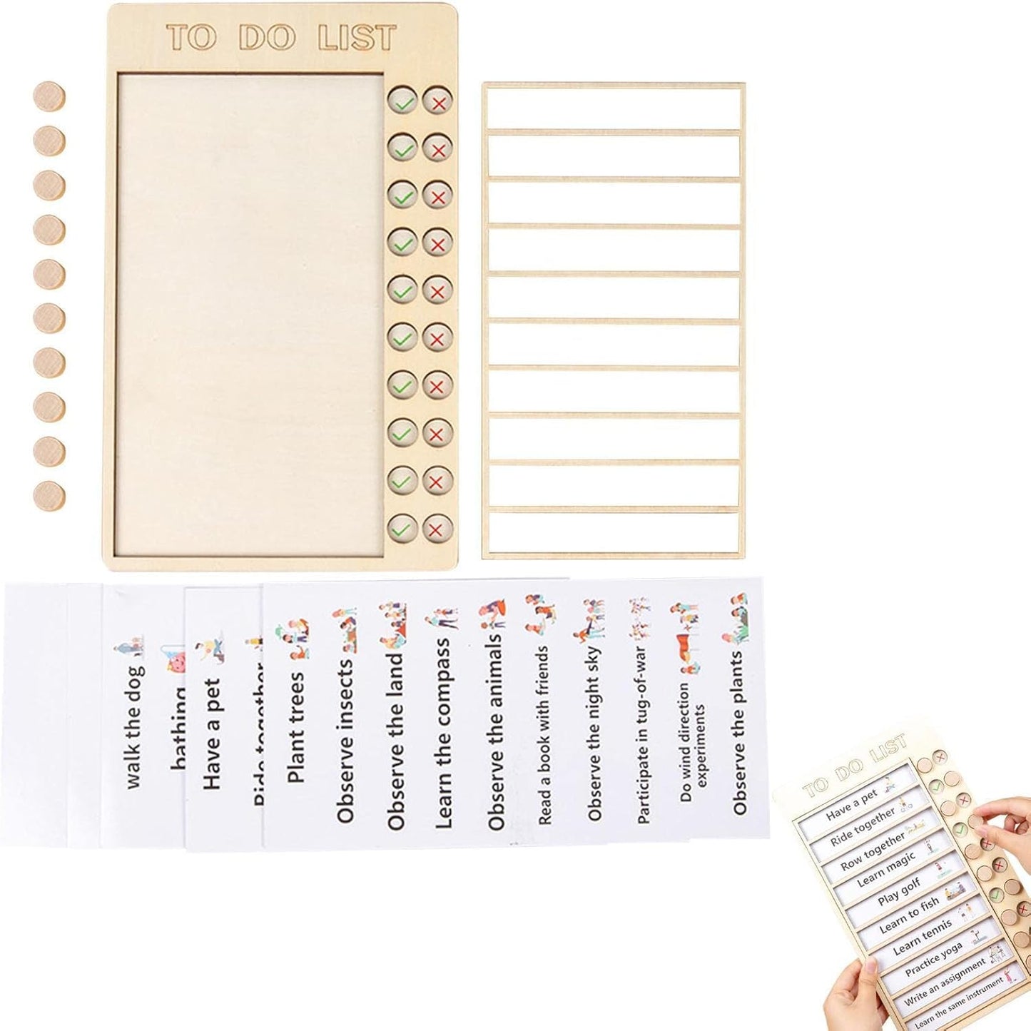 Daily Schedule to Do List | Chore Board