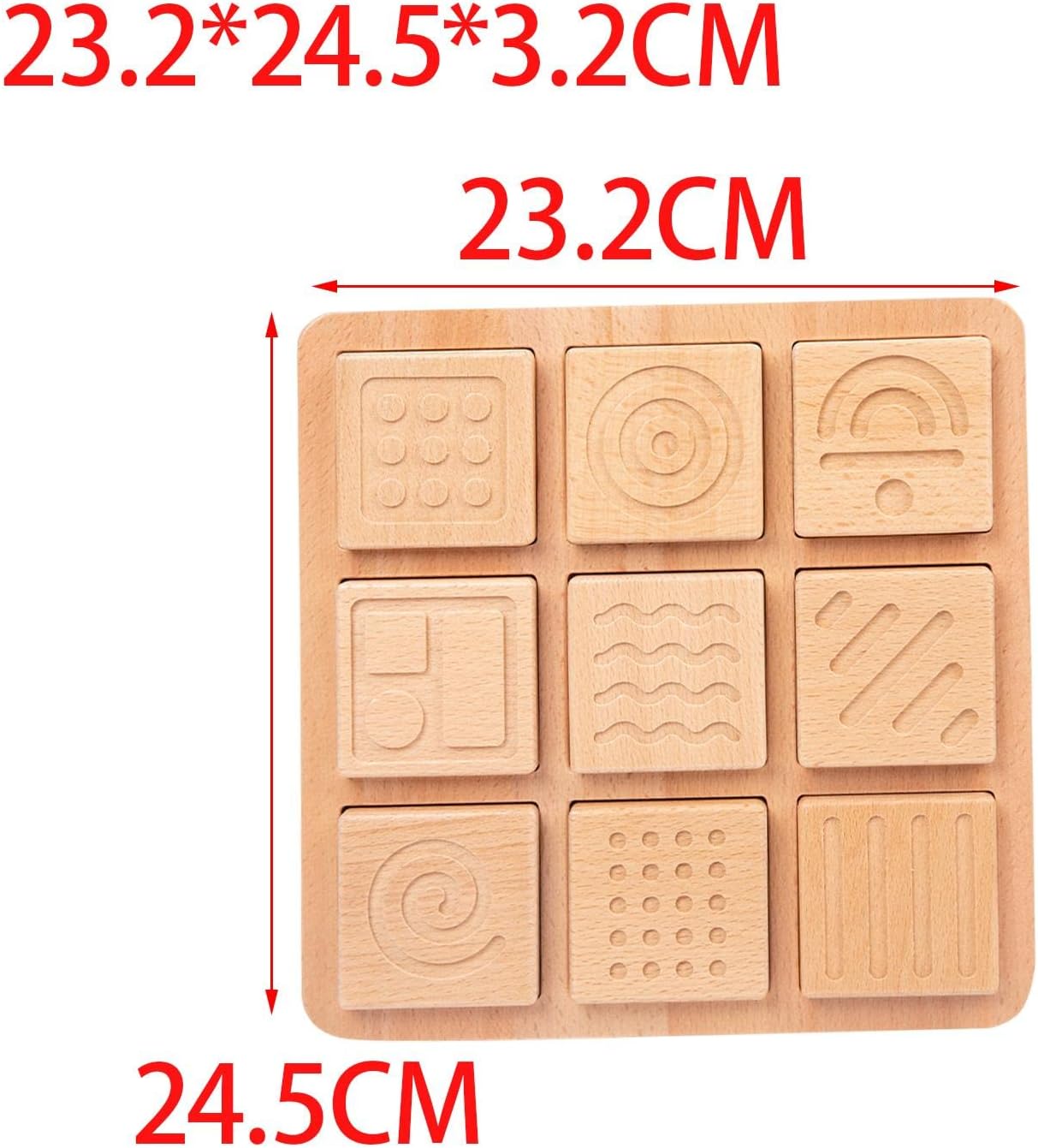 Montessori Teaching Tool Montessori Sensory Tactile Board Toy