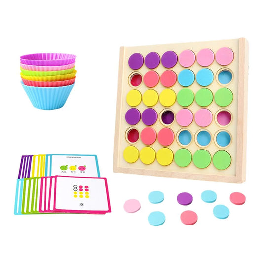Color Classification/Sorting/Matching Box - Color Cognition Board