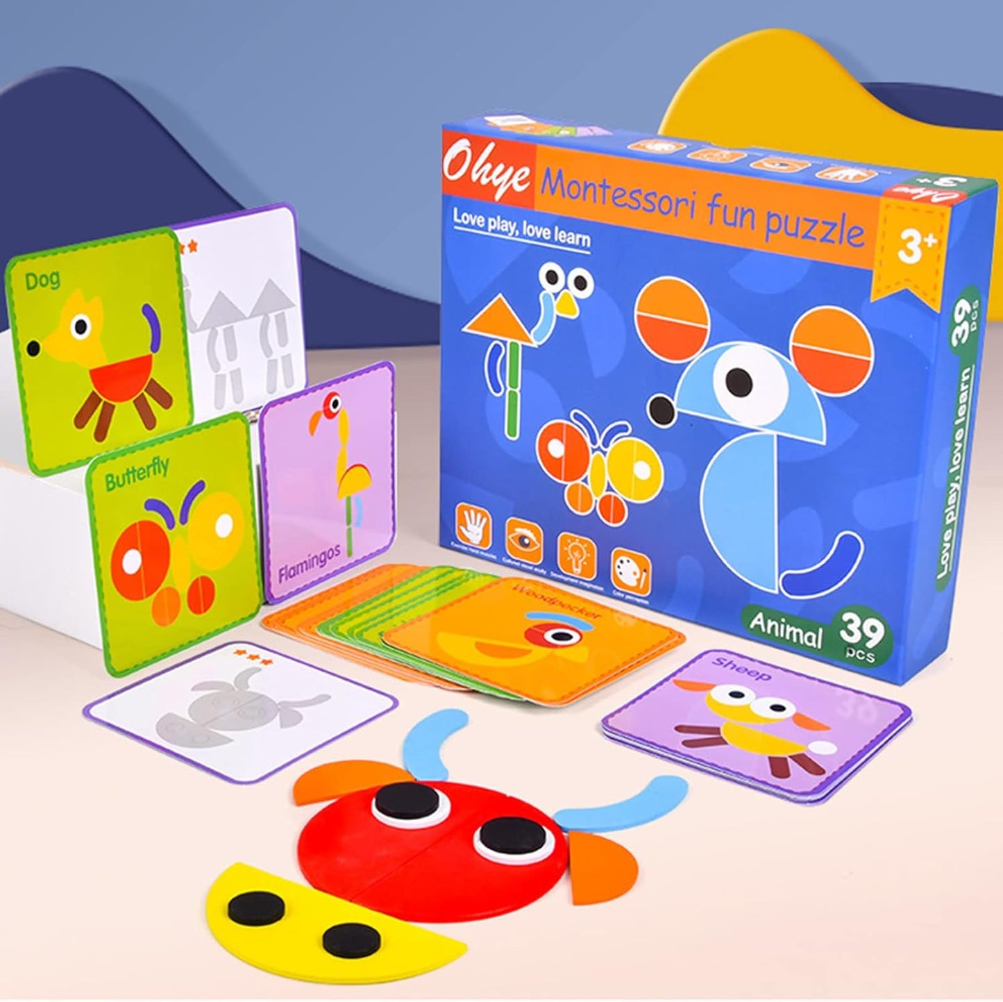 Montessori Fun Geometric Shape Puzzle