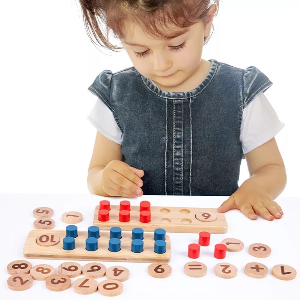 Ten Frame Unit Plus - Kids Montessori Early Education Number Toy